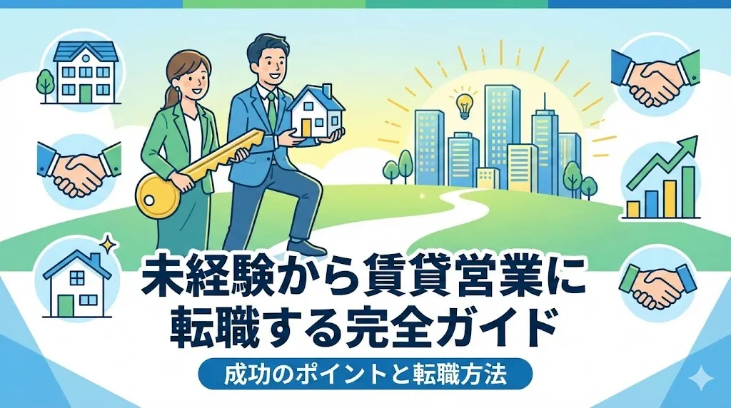 未経験から賃貸営業に転職する完全ガイド｜成功のポイントと転職方法