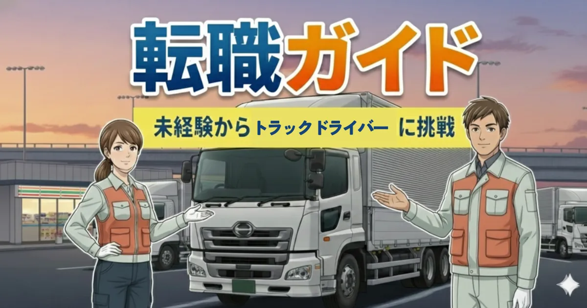 トラックドライバー 完全ガイド｜未経験からの転職・年収・仕事内容・資格のすべて