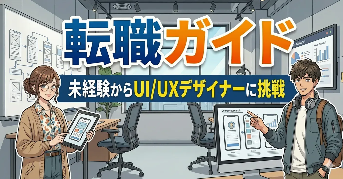 UI/UXデザイナー 完全ガイド｜未経験からの転職・仕事内容・年収・キャリアパスのすべて
