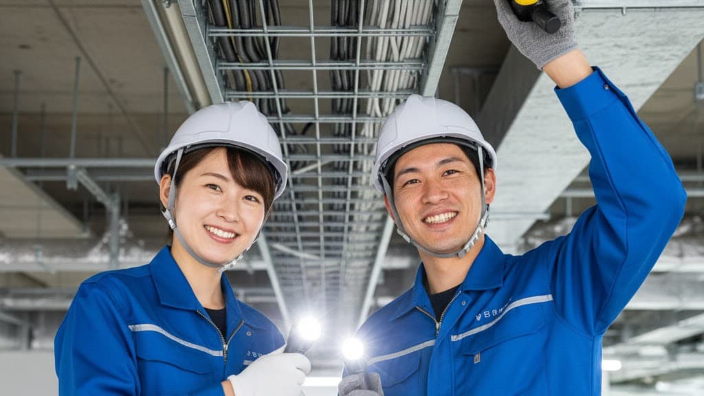 電気施工管理の仕事イメージ - 電気施工管理技士（電気工事施工管理）｜建設業界