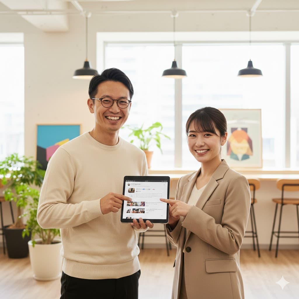 SNSマーケティングの仕事イメージ - マーケティングスタッフ（SNS・WEBマーケティング）|製造・メーカー