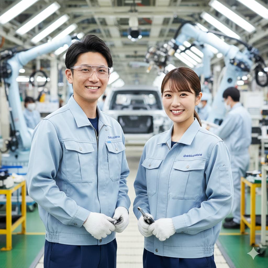 製造オペレーターの仕事イメージ - 自動車製造スタッフ（組立・加工・検査・搬送）｜製造業界